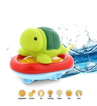Boat Racer Buddy, Finger Puppet 3-In-1 Pull &#39;N Go Baby Toddler Bath Toy- Turtle - £25.27 GBP