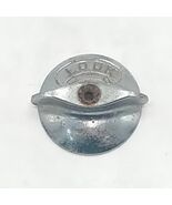 Jaguar For XK120 XK140 MK5 MK7 Interior Chrome Round Right Lock Knob OEM... - $26.44 CAD