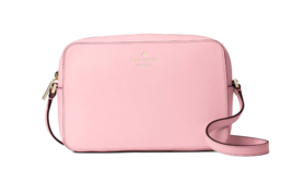 New Kate Spade Harper Crossbody bag Leather Bright Carnation with Dust bag - $94.91