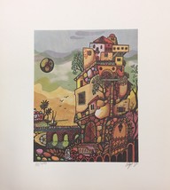 Amram Ebgi &quot;Chidrens Playhouse&quot; Hand Signed &amp; Numbered Lithograph On Paper Coa - £71.20 GBP