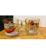 Pair of Vintage 1978 McDonalds Garfield Odie Glasses Coffee Cups Mugs Ji... - €9,80 EUR