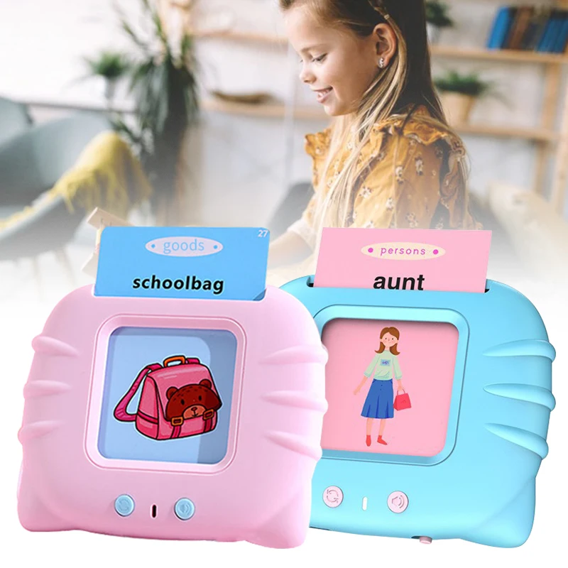 Eschool words learning cards toy learning reading machine infant literacy talking flash thumb200