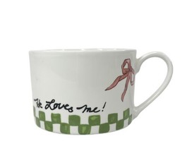 Robin Woods Country for Lynns Concepts He loves me mug coffee cup 7 oz - £17.89 GBP