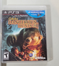 Cabelas Dangerous Hunts Sony PlayStation 3 PS3 Video Game Rated T Teen - $8.99