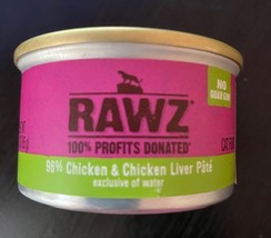 CHICKEN &amp; CHICKEN LIVER PATE RAWZ BRAND 3 cans new - $19.80