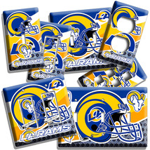 La Rams Los Angeles Football Team Light Switch Outlet Wall Plate Sport Art Decor - £9.58 GBP+