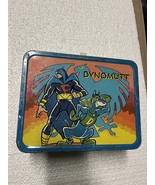 VTG 1976 Dynomutt Hanna Barbera King Steely Metal Lunchbox Blue Collectible - $95.06 CAD