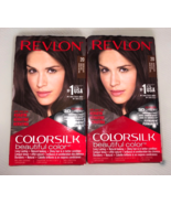 2x Revlon Colorsilk Beautiful #20 Brown Black Ammonia-Free 100% Gray Cov... - $14.27 CAD