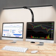 Led , Double Head Architect For Home Office, 31.5&#39;&#39; Modern Desk Light With Clamp - £57.73 GBP