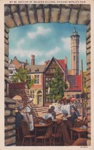 Belgian Village Chicago World&#39;s Fair 1933 Postcard A29 - £2.38 GBP