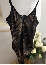 Lulus Black Y2K Fairy Goth Grunge Mesh WhimsyGoth One piece Bodysuit Top  - $22.00