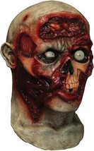 Zombie Brains Mask Adult Pulsing Digital Animated Scary Creepy Halloween... - $68.99
