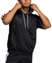 adidas Mens Performance Drawstring Hoodie Size Small Color Black/White - $55.00