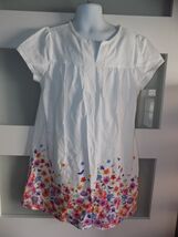 Lands' End White Floral/Butterfly Dress Size M (10/12) Girl's - $15.00