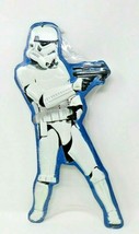 14&quot; Star Wars StormTrooper army builder Gun blaster Cut out Metal Sign Galaxy - £24.50 GBP