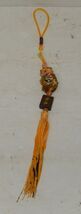 Vintage Chinese Lucky Knots Knotting Wall Decoration with Foo Dog/Fan Pull - $9.85