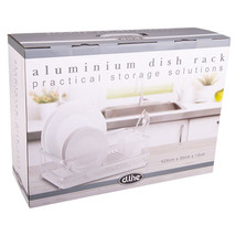D.Line Aluminium Dish Rack with Draining Board - White - £68.70 GBP