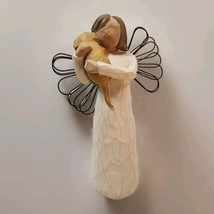 Willow Tree “Angel of Friendship” w Puppy Demdaco 1999 5.5” Susan Lordi - £8.88 GBP