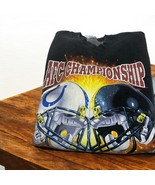90s Salem NFL AFC Championship Colts VS Steelers Graphic Crewneck Sweats... - $98.99