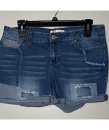 Women&#39;s Distressed Blue Jean Shorts - $216.09 MXN