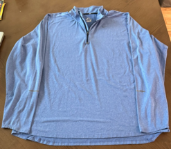 Nike Running Dri Fit Element Men&#39;s Size XXL Blue Zip Pullover Thumb Holes - $420.29 MXN