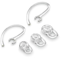 2 Small Clear Ear Hooks &amp; 3 Small Clear Ear Gels Replacement For Plantro... - £12.58 GBP