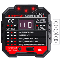 Socket Outlet Tester Circuit Polarity Voltage Detector Wall Plug Finder ... - £10.21 GBP