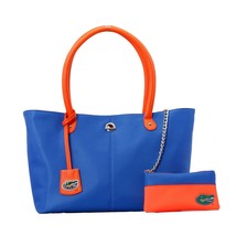 Florida Gators Licensed Ncaa Pamela Handbag with Floral Scarf &amp; Earrings - £60.75 GBP