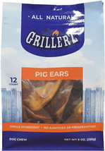 Grillerz Natural Pig Ears Dog Chew Treats - £26.43 GBP+