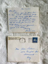 1974 Vintage Letter Stamped Envelope Sacramento CA Paper Ephemera - $15.00