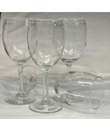 Libbey Napa Wine Glasses Pedestal Stem 10.25 Oz Set of 4 Made In The USA... - £11.27 GBP