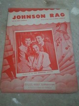 Vintage Sheet Music &quot;Johnson Rag&quot;   Featured by the Andrews Sisters - £69.99 GBP