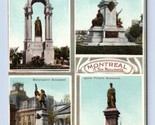 Multiview Monuments of  Montreal Quebec Canada UNP PPC DB Postcard I16 - $10.84