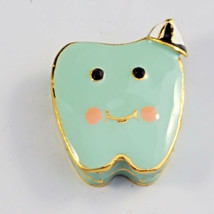 Babys First Tooth Cristiani Enamel Trinket Keepsake Box Boy Blue Gold Small New - £19.60 GBP