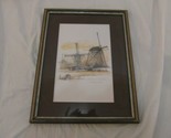 LOCAL PICKUP Unique Hand DrawING Windmills Small Farm Barn On A Wind Day... - $58.45