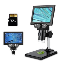 LCD Digital Microscope5.5 Inch 1080P 10 Megapixels1-1000X Magnification ... - £98.05 GBP