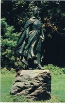 Plymouth Massachusetts Postcard Pilgrim Maiden Statue Henry Kitson - $2.96