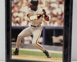 N) Vintage Barry Bonds Wooden Picture Baseball Wall Plaque 13" x 10.5" - $5.93