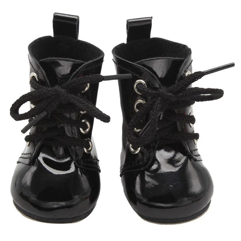 Play 7 cm Doll Shoes Handmade Doll Mini Boots For 18 Inch American&amp;43Cm Baby New - £23.23 GBP