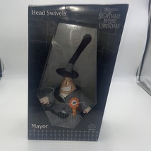 NEW Tim Burton&#39;s Nightmare Before Christmas MAYOR Head Swivels Doll by A... - £38.72 GBP