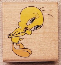 Tweety Bird Looney Tunes Rubber Stampede &quot;Bashful Tweety&quot; 224C - VTG NEW - £6.20 GBP