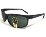 Ray-Ban Sunglasses RB2027 W1847 Predator 2 Matte Black Frames with Green... - £73.54 GBP