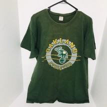 Vintage 1990 Oakland Athletics A’s Champion T Shirt Mens XL USA Single S... - $34.55