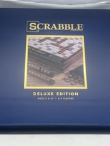 Scrabble Deluxe Edition with Rotating Wooden Game Board - £158.00 GBP