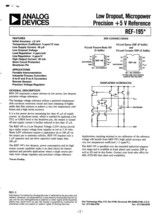 Analog Devices REF195EP,  Low Dropout Micropower Precision +5v Ref,PDIP-... - $14.03