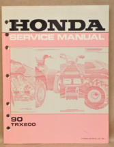 1990 Honda TRX200 Service Atelier Réparation Manuel OEM 61HF100 - $447.44 MXN