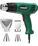 Heat Gun, 1800W Heavy Duty Hot Air Gun Kit Dual Temperature Settings 572... - $44.73 CAD