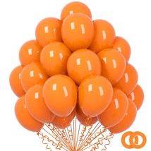 100Pcs Orange Balloons, 12 Inch Burnt Orange Party Latex Balloons For Birthday G - £10.16 GBP