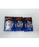 JVC VHS C Compact VHS Video Tapes EHG 30 Hi-Fi Lot Of 3 TC-30 NEW - €8,11 EUR