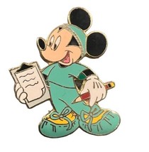 Disney Pins Mickey Mouse as Doctor Surgeon in Green Scrubs Pin - £25.58 GBP